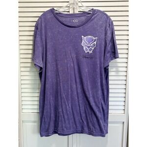 Disney 100 Black Panther Graphic Short Sleeve T-shirt Size XL Soft Crew Neck